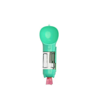 300/500ml Pet Water Food Dispenser 3 in 1 with Trash Bag Box and Shovel Pet Dog Water Bottle Leak Proof Dog Food Feeder Cat