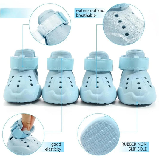 Reflective Waterproof Dog Boots – Anti-Slip Outdoor Shoe
