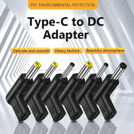 USB C PD to DC Power Connector Universal Type C to DC Jack Plug Charging Adapter Converter for Router Tablet PD 15V 19V 12V