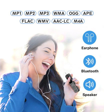 Deelife Professional Digital Voice Recorder With Playback MP3 Music Player 64G Noise Reduction small sound recorder