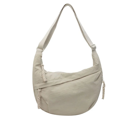 High-Capacity Nylon Crossbody Shoulder Bag for Women