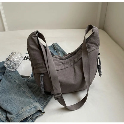 Unisex Oxford Crossbody Messenger Bag – Large Capacity & Casual Style