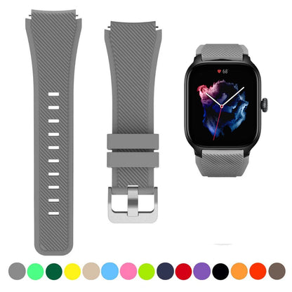 20mm/22mm Watch band For Amazfit GTS/2/2e/3/4 GTS2 Mini/GTR 4/3/Pro/GTR2/2e/stratos 2/3 Silicone Bracelet Amazfit bip 6 5 strap