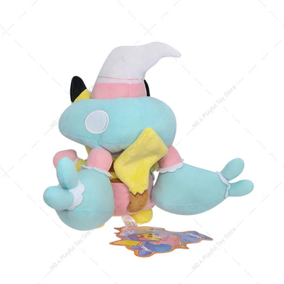 Pokémon Plush Halloween Pikachu Cos Mimikyu Hattrem Full Belly Mode Morpeko with Gengar's Cloak Doll Halloween Christmas Gift