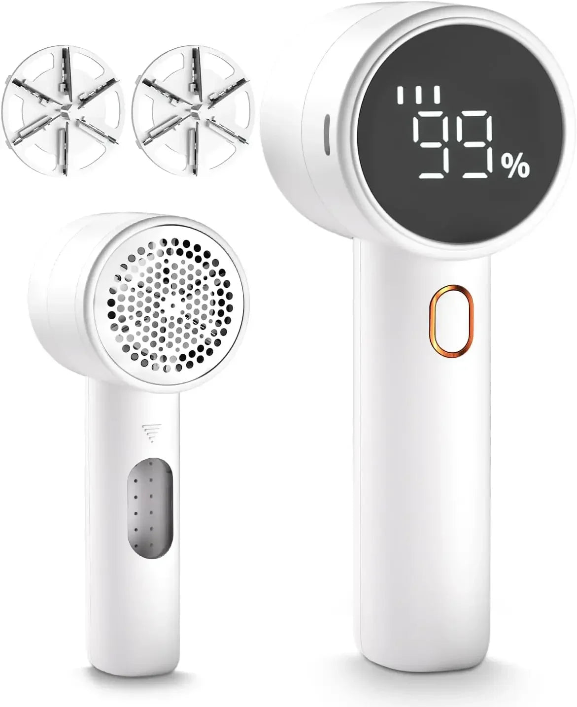 Fabric shaver rechargeable lint remover electric portable jumper remover LED displayRemoves pilling for clothes furniture sofas