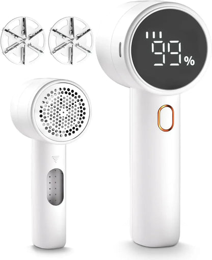 Fabric shaver rechargeable lint remover electric portable jumper remover LED displayRemoves pilling for clothes furniture sofas