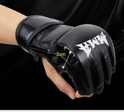 High-quality Training Gloves MMA and Martial Arts with Thickened Fingers Added Protection Flexibility Suitable for Adults Kids