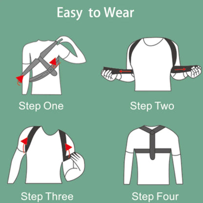 Adjustable Back & Shoulder Posture Corrector Belt