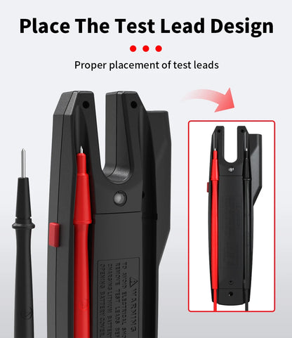 BSIDE Professional Digital Clamp Meter U6 Fork 600A Ammeter Pliers T-RMS DC AC Current OpenJaw Electrical Tester Auto Multimeter