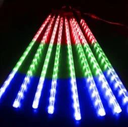 2025 30/50cm USB LED Meteor Shower Lights Falling Rain Drop Fairy String Light for Christmas Party Garden Holiday Decorations