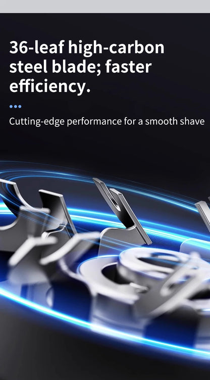 Mini electric shaver, compact and fast charging for home use, men's car shaver, portable for home use, gift for father and boyfr