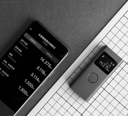 Xiaomi Mijia Smart Laser Range Finder Tape Measure Work with Mi Home APP Laser Rangefinder Distance Meter Digital Device Tools