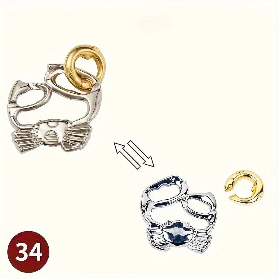 A classic intellectual metal puzzle toy, a difficult educational game toy for Christmas, Thanksgiving and birthday gifts