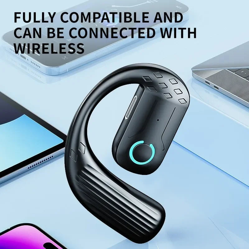 Wireless Bluetooth Headphones With Microphone Bone Conduction Earphones Handsfree Noise Canceling Headset For Driving Audifonos