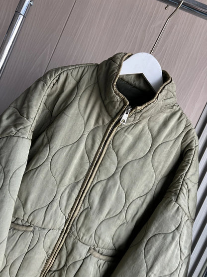 Quilted Cotton Jacket for Women Traf 2024 Winter New Arrival Zw Series Soft Lenzing Fabric Vintage Warm Coat 4088242