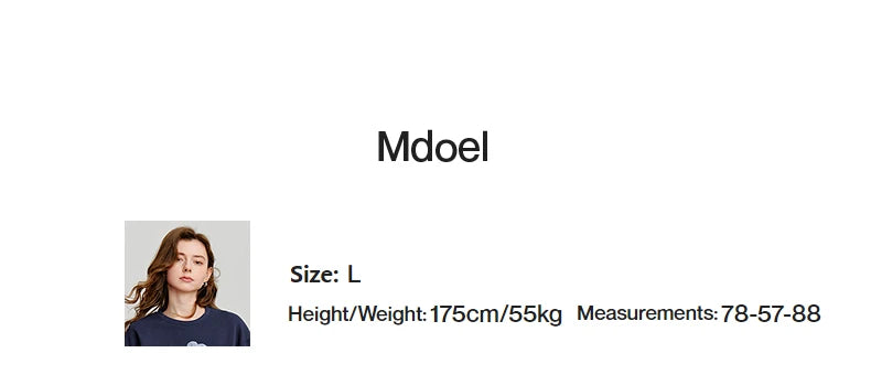 TOYOUTH Women Hoodies Sweatshirt 2025 Autumn New Plush Flower Printed Contrasting Color Splicing Fake Two Piece Cotton Pullover