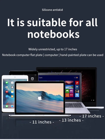 Tablet Stand Adjustable Aluminum Alloy Laptop Tablet up to 17 "Laptop Portable Folding Stand Cooling Stand Support