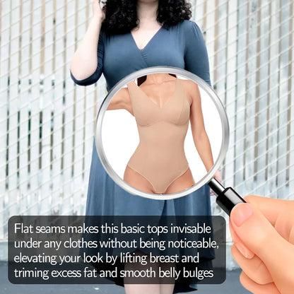 Women's Shapewear Bodysuit with Built-in Bra & Tummy Control