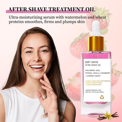Strawberry Vanilla After Shave Oil women  Serve Shave Oil Truly After Shave OilFor Smooth Skin Moisturizes Soft﻿ Skin Care