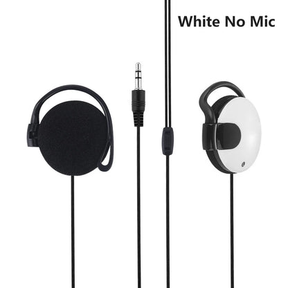 Wired Headphones Stereo 3.5MM Ear Hook Music Game Earphone With Mic For Mobile Phone PC Laptop Mp3 Mp4 Wired Headset