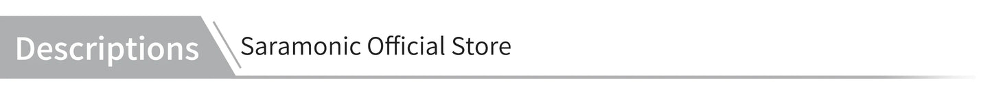 Saramonic Ultra Wireless Lavalier Microphone for iPhone Android USB-C Smartphones DSLR Cameras Streaming Video Recording Youtube