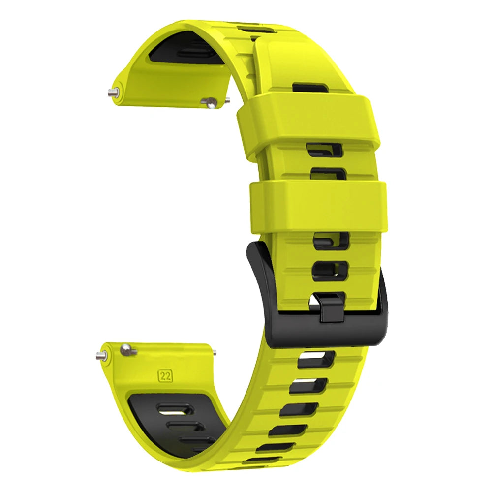 20mm/22mm Silicone Soft Strap For Garmin Active/Vivoactive 6 5/Venu 3 Sq/Forerunner 570 165 265 Band For Amazfit/HUAWEI Bracelet