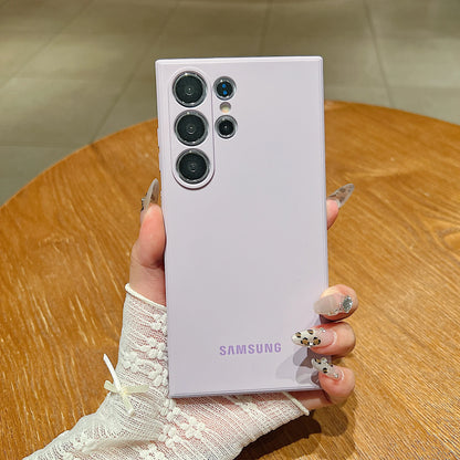 Samsung S25 Ultra Case Liquid Silicone Soft-Touch Shell For Galaxy S24 S23 S22 S21 FE Ultra Plus Slim TPU Protective Cover ﻿