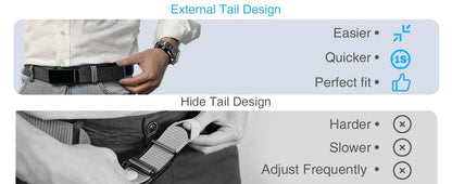 New Golf Sports Elastic Belt Tactical Belt Metal Automatic Buckle Tough Stretch Nylon Men Military Belt 115-135CM Big Size Belts
