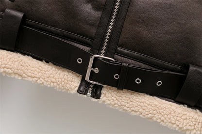 Women’s Faux Shearling Winter Coat – Thick, Warm & Stylish | RARF