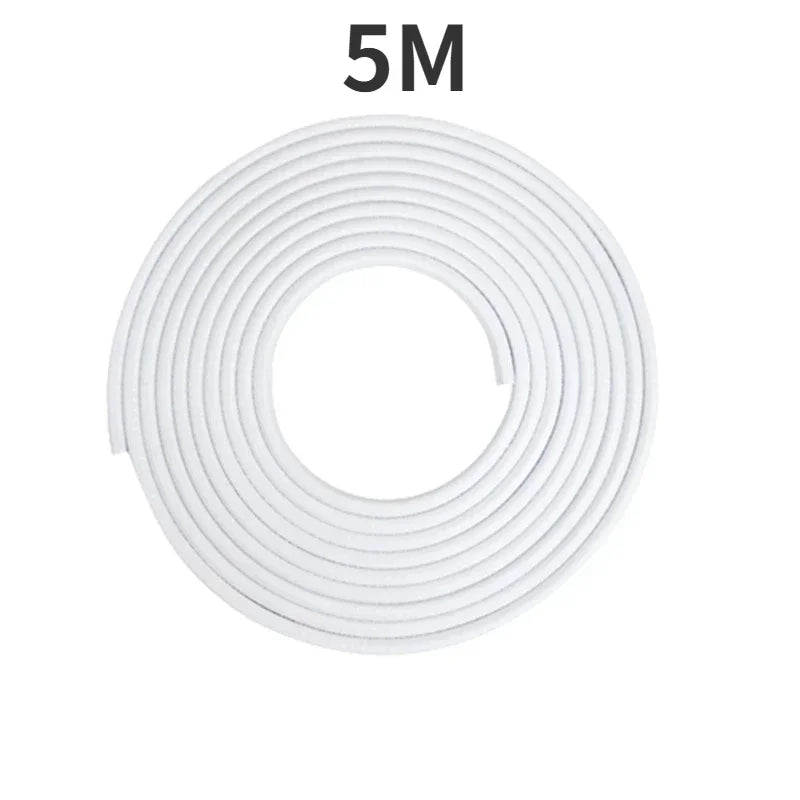 2/3/5M Car Door Anti Collision Strip with Steel Disc Bumper Trim Edge Scratch Protector Strip Sealing Guard Styling Car Decor