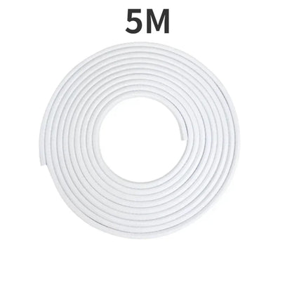 2/3/5M Car Door Anti Collision Strip with Steel Disc Bumper Trim Edge Scratch Protector Strip Sealing Guard Styling Car Decor