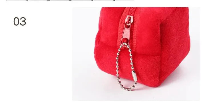 Animal Shape Plush Coin purse Headphone Bag Zipper Money Duck Women Coin Wallet Bag Kawai Card Key Money Coin Purse Bags Gift