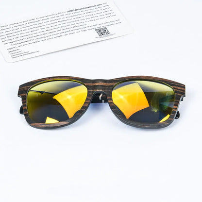 SHINU Wooden Polarized Sunglasses – Handmade UV400 Eyewear for Men & Women