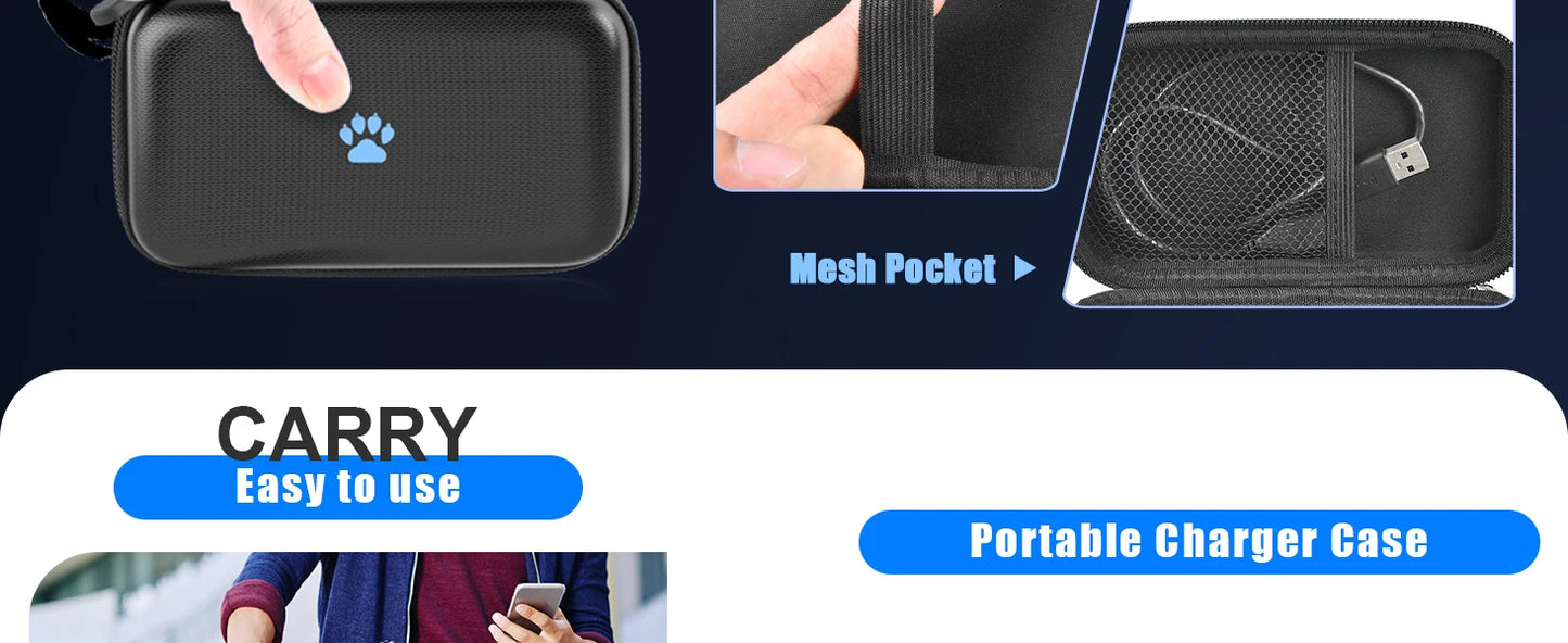 （CASE ONLY)Case Compatible with INIU 10000mAh / for Anker 313 / for Apple MagSafe Portable Charger, Hard Travel Power Bank Batte