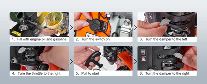 SucceBuy Gas Pressure Washer 3600 PSI 2.6 GPM Gas Powered Pressure Washer with Copper Pump Spray Gun and Extension Wand 5Nozzles
